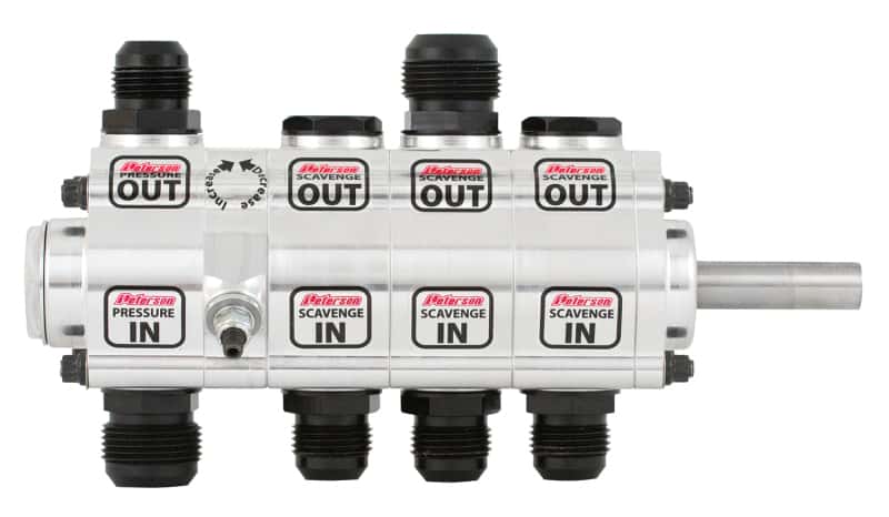 Peterson Fluid Systems — Peterson Fluid Systems R4 4-Stage Oil Pump - Right Side Mount - Rear Drive Drag
R4 Oil Pump 4 Stage - view 1