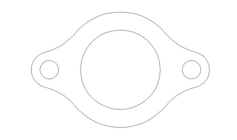Cometic Gasket — Cometic Chrysler Magnum V8 .018in AFM Thermostat Gasket
Coolant Gasket - view 1