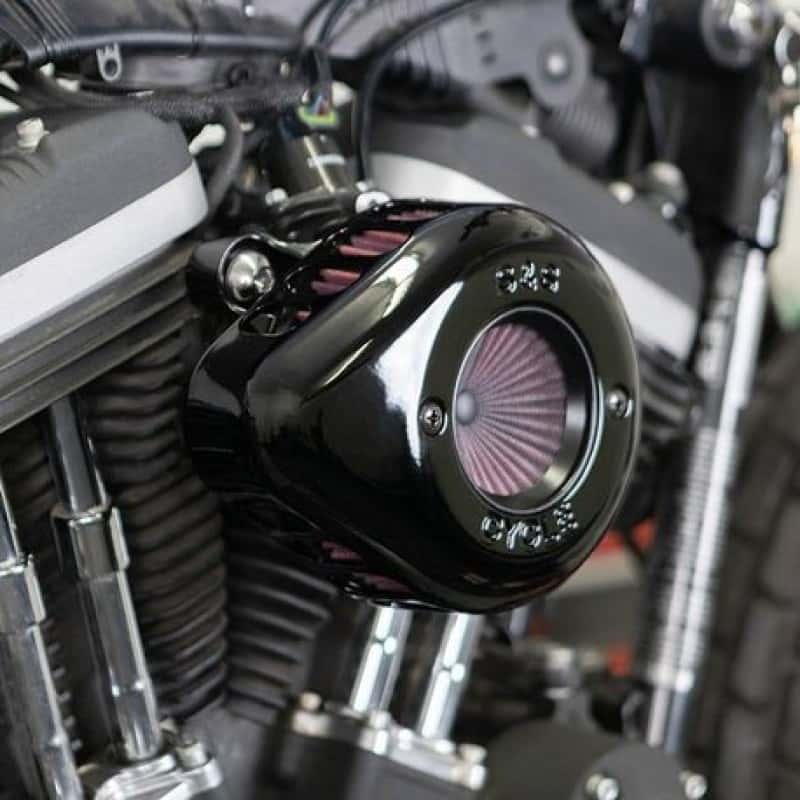 S&S Cycle — S&S Cycle 2007+ XL Models Stealth Air Stinger Kit w/ Gloss Black Teardrop - view 1