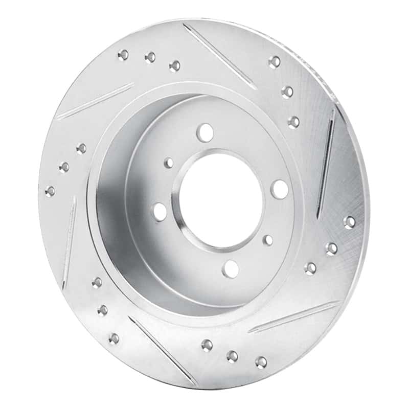 R1 Concepts — R1 91-94 Nissan SENTRA Rear Left Drilled & Slotted Silver Brake Rotor
R1 Brake Rotor Drill - view 4