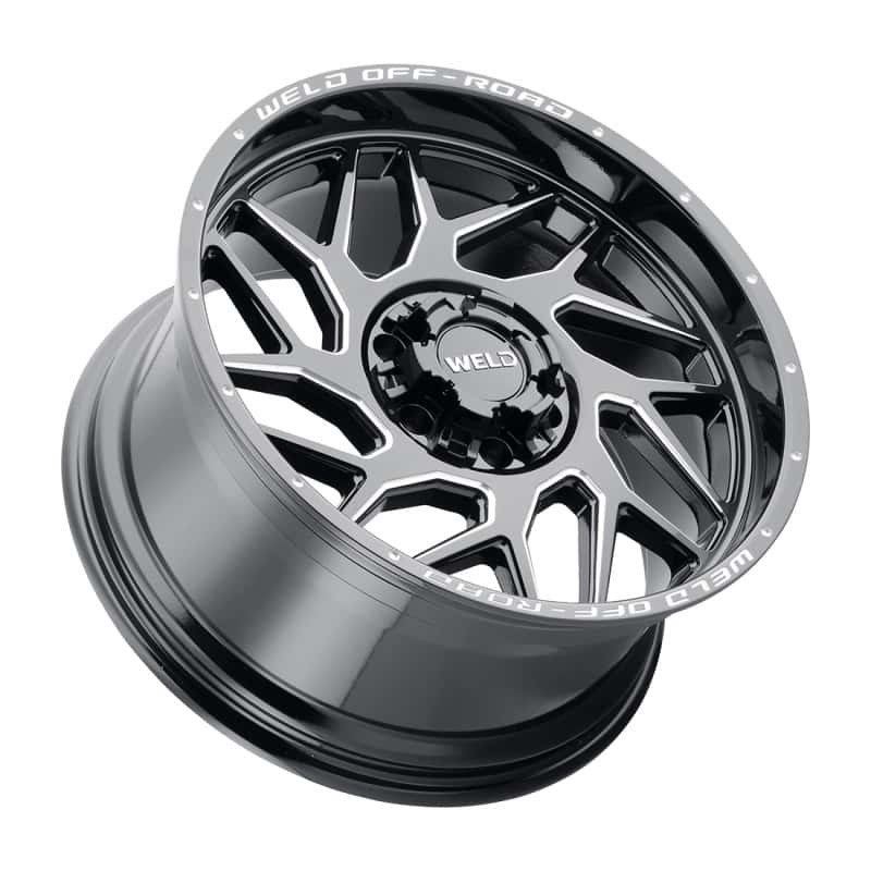 Weld — Weld Off-Road W117 20X10 Fulcrum 8X165.1 ET13 BS6.00 Gloss Black MIL 125.1 - view 2