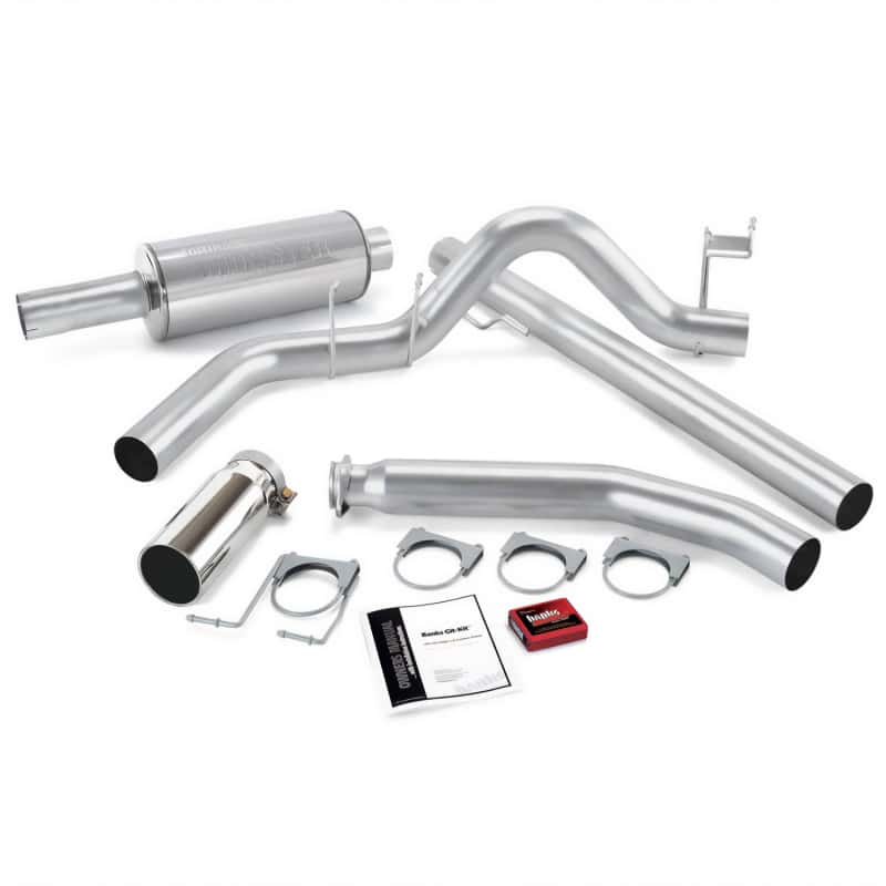Banks Power — Banks Power 02 Dodge 5.9L Std Cab Git-Kit - SS Single Exhaust w/ Chrome Tip
Power/Efficiency Sys - view 2