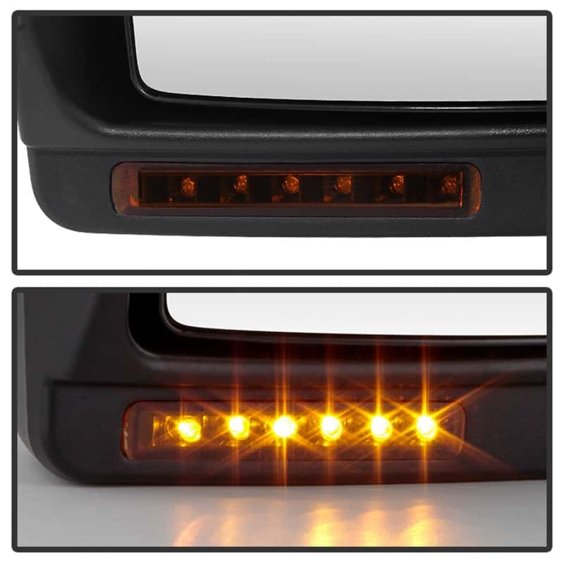 SPYDER — xTune Ford F150 07-14 Power Heated Amber LED Signal Telescoping Mirror Left MIR-FF15007S-PWH-AM-L
Door Mirror Set - view 7