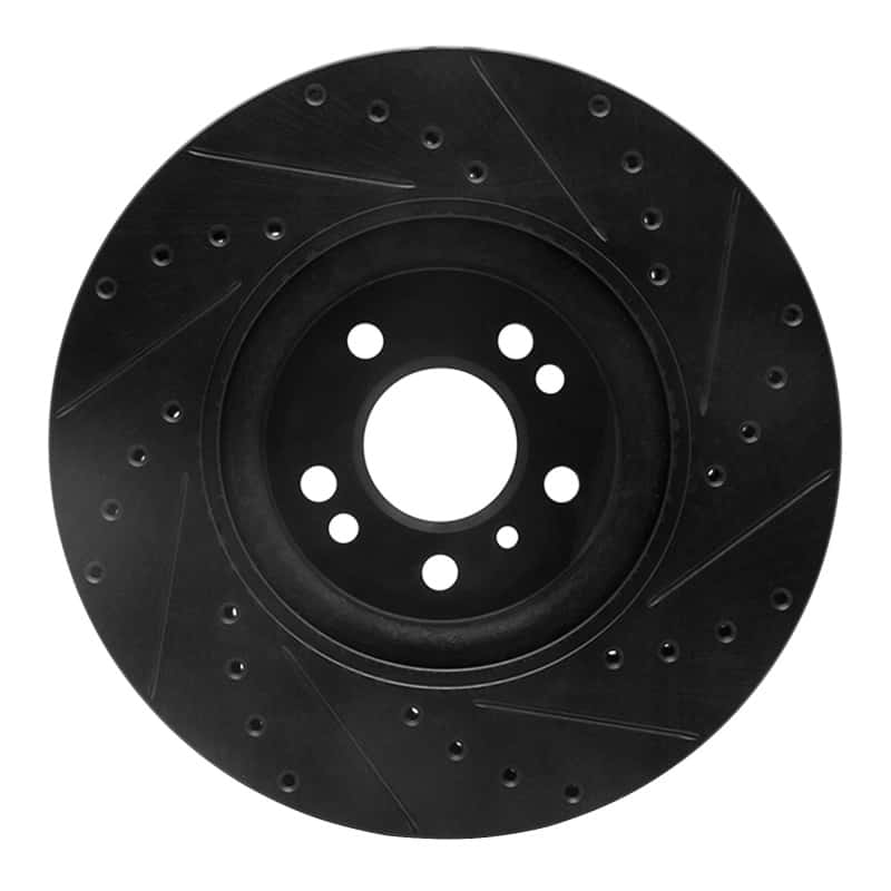 R1 Concepts — R1 06-12 Mercedes-Benz ML350 Front Left Drilled & Slotted Black Brake Rotor
R1 Brake Rotor Drill - view 5
