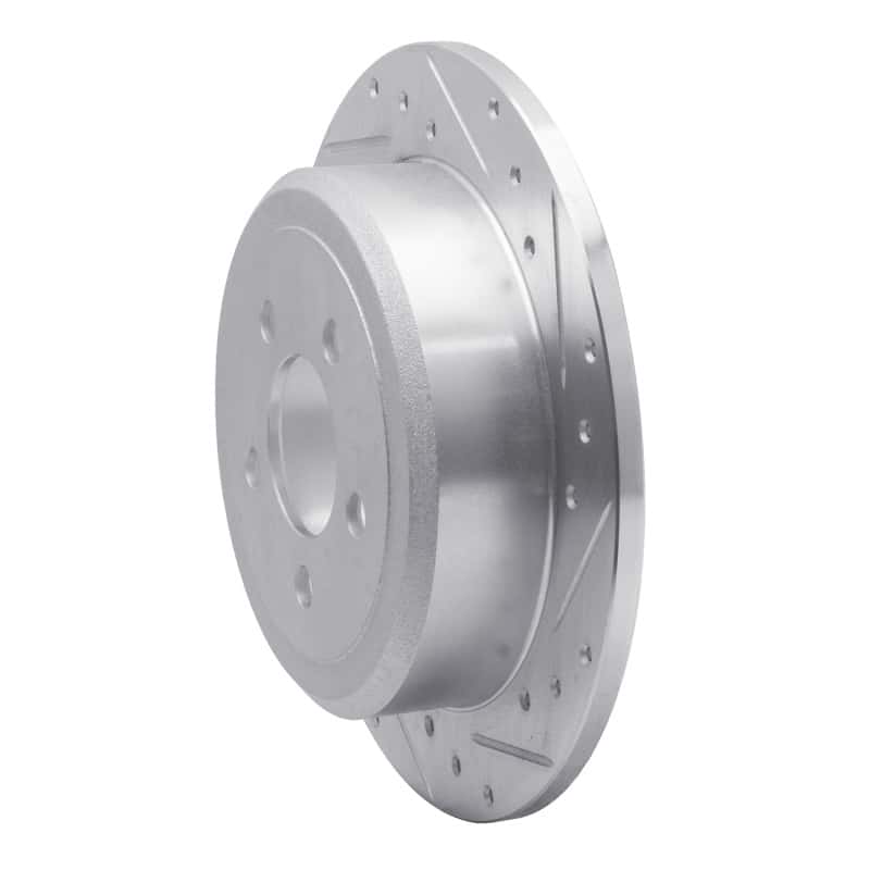 R1 Concepts — R1 07-12 Dodge Nitro Rear Right Drilled & Slotted Silver Brake Rotor
R1 Brake Rotor Drill - view 2