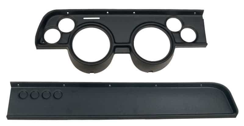 AutoMeter — Autometer 67-68 Mercury Cougar No AC Direct Fit Gauge Panel 3-3/8in x2 / 2-1/16in x4 - view 1