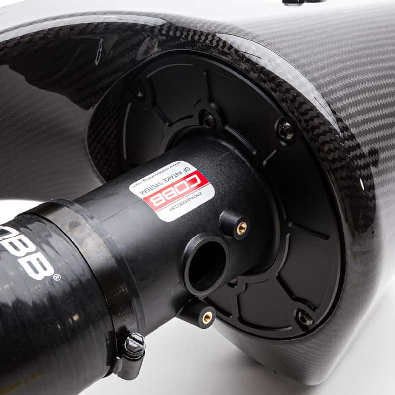 COBB — Cobb 15-20 Subaru STI Redline Carbon Fiber Intake System - Gloss Finish - view 3
