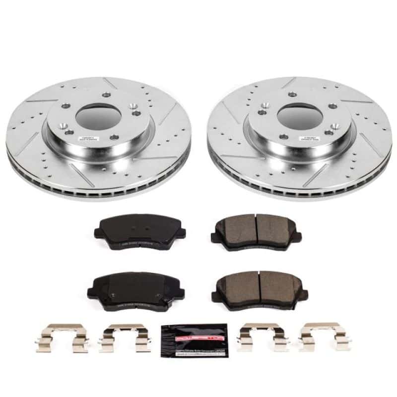 PowerStop — Power Stop 16-17 Hyundai Veloster Front Z23 Evolution Sport Brake Kit - view 1