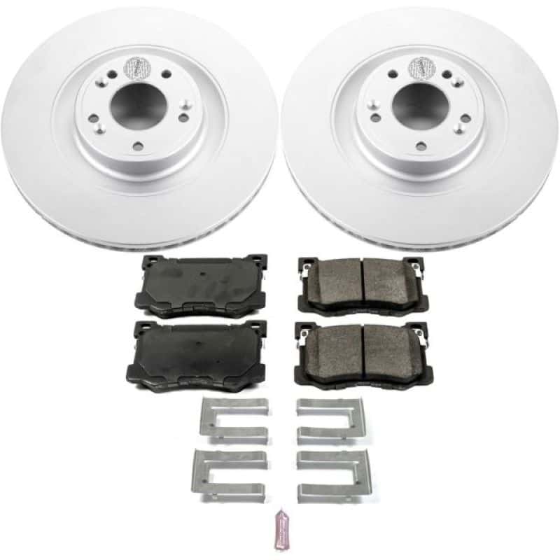 PowerStop — Power Stop 15-16 Hyundai Genesis Front Z17 Evolution Geomet Coated Brake Kit - view 1