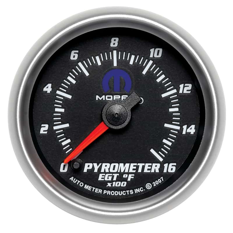 AutoMeter — Autometer Mopar 2-1/16in 1600 Degree Digital Stepper Motor Pyrometer (EGT) Gauge - Black
MOPAR #77060047, 2-1 - view 1