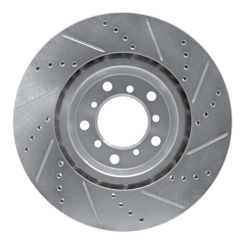 R1 Concepts — R1 2001-2006 BMW M3 Right Front Drilled & Slotted Silver Brake Rotor
R1 Brake Rotor Drill - view 5