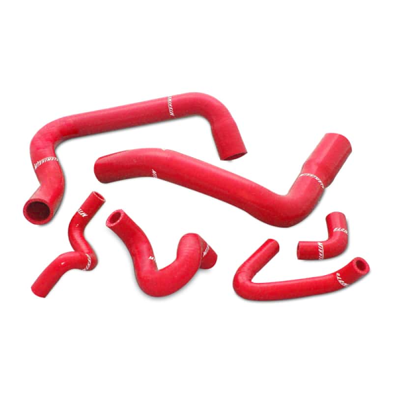 Mishimoto — Mishimoto 86-93 Ford Mustang Red Silicone Hose Kit
Coolant Hose Kit - view 3