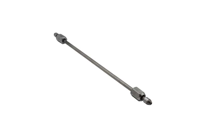 Fleece Performance — Fleece Performance 14in High Pressure Fuel Line (8mm x 3.5mm Line, M14x1.5 Nuts) - view 1