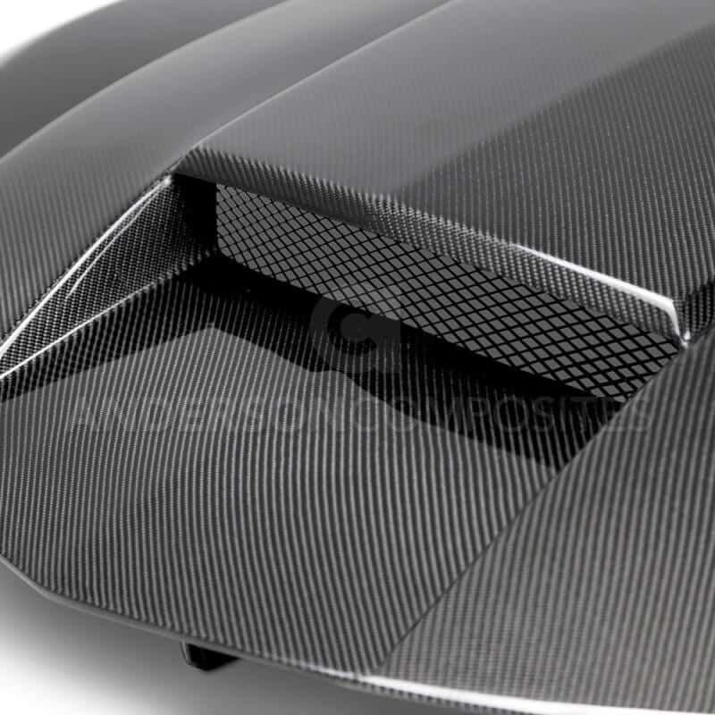Anderson Composites — Anderson Composites 2016+ Chevy Camaro Carbon Fiber Double Sided Hood - view 4