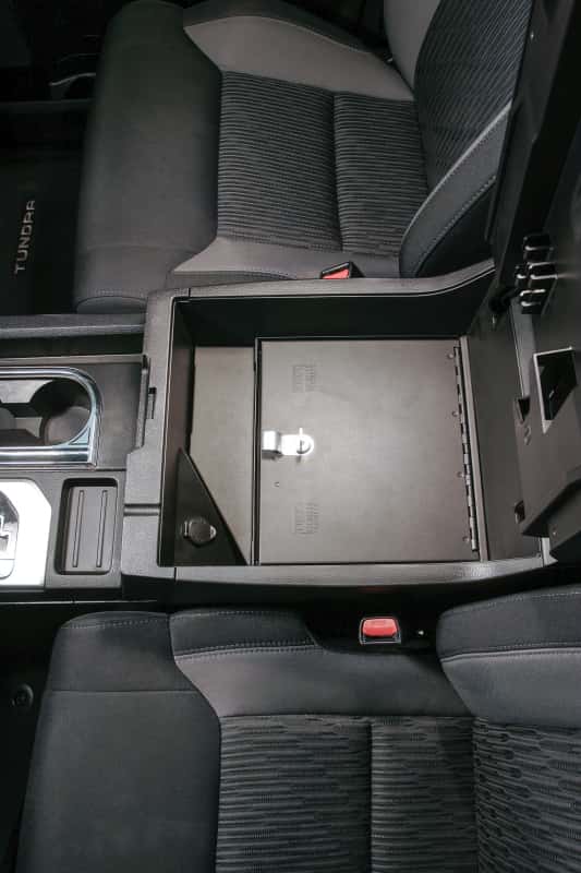 Tuffy Products — Tuffy Console Safe W/ Combo Lock For Toyota Tundra W/ Flow Thru Console
Console Safe - view 5