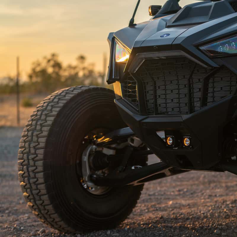 Rigid Industries — Rigid Industries 2017+ Polaris Pro R/Turbo R Revolve Grille Light Kit
RZR RVLV GRILL KIT - view 8
