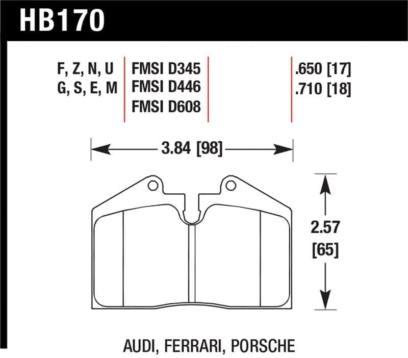 Hawk Performance — Hawk HPS Street Brake Pads
Disc Brake Pad - view 1