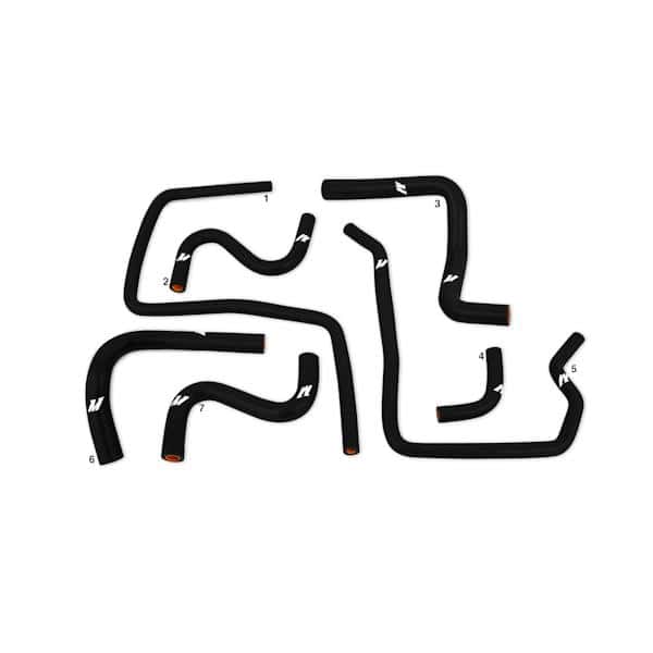 Mishimoto — Mishimoto 06-07 Subaru STI / 06-07 WRX Black Silicone Ancillary Hoses
Coolant Hose Kit - view 3