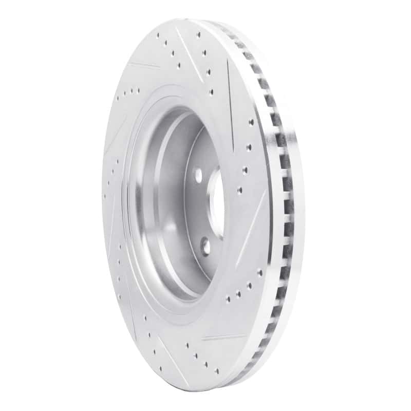 R1 Concepts — R1 04-06 Dodge Ram 1500 Pickup Front Left Drilled & Slotted Silver Brake Rotor
R1 Brake Rotor Drill - view 4