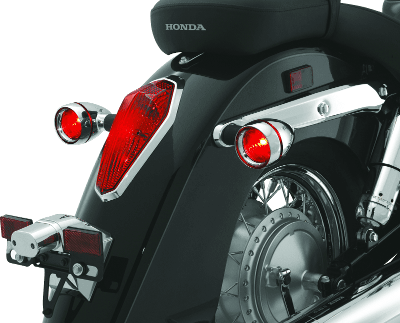 Kuryakyn — Kuryakyn Deep Dish Bezels With Red Lenses - view 2