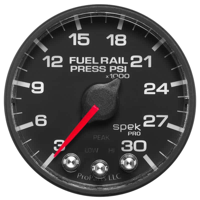 AutoMeter — Autometer Spek-Pro Gauge Rail Press 2 1/16in 30Kpsi Stepper Motor W/Peak & Warn Blk/Blk
GA 2" RAILP BFB SPEK - view 2