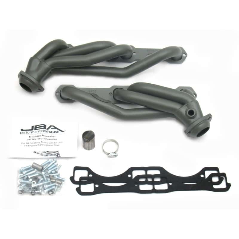 JBA — JBA 86-95 GM Truck 5.0L/5.7L SBC w/o A.I.R. 1-1/2in Primary Ti Ctd Cat4Ward Header
Exhaust Header - view 2