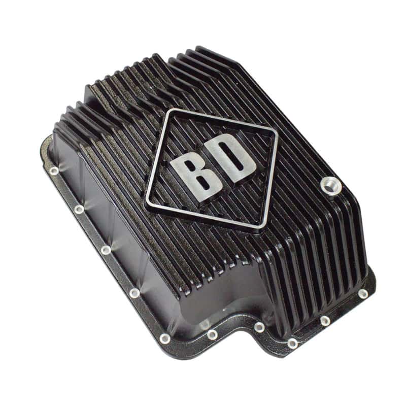 BD Diesel — BD Diesel Deep Sump Trans Pan - 1989-2010 Ford E4OD/4R100/5R110
DEEP SUMP TRANS PAN
Auto Trans Oil Pan - view 1