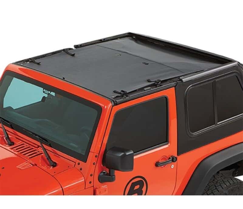 Bestop — Bestop 07-18 Jeep Wrangler JK 2-Door Sun Safari Bikini (Black Diamond)
Sun Safari Bikini - view 1