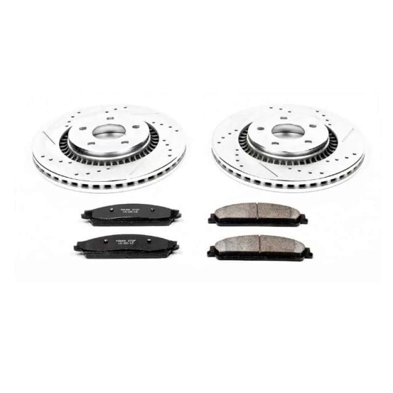 PowerStop — Power Stop 05-07 Ford Five Hundred Front Z23 Evolution Sport Brake Kit - view 1