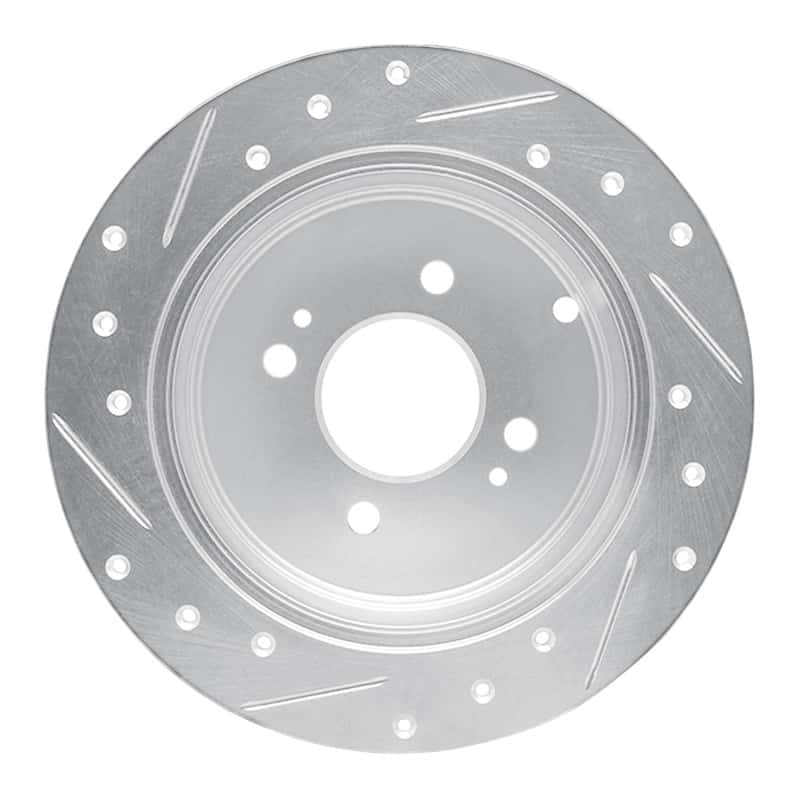 R1 Concepts — R1 06-12 Dodge Attitude (Mexico) Rear Right Drilled & Slotted Silver Brake Rotor
R1 Brake Rotor Drill - view 5