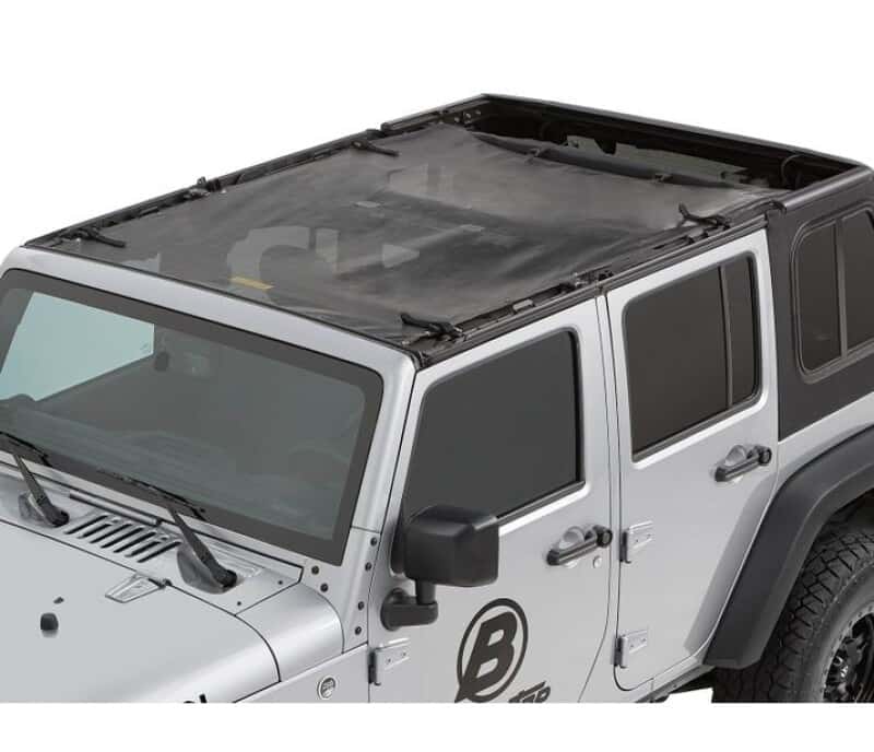 Bestop — Bestop 07-18 Jeep Wrangler JK 4-Door Sun Safari Bikini (Mesh)
Sun Safari Bikini - view 1