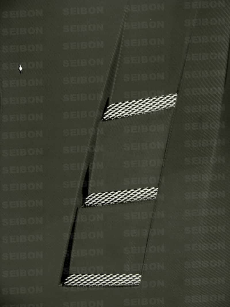 Seibon — Seibon 08-12 Mitsubishi Evo X TS-style Carbon Fiber Hood - view 2