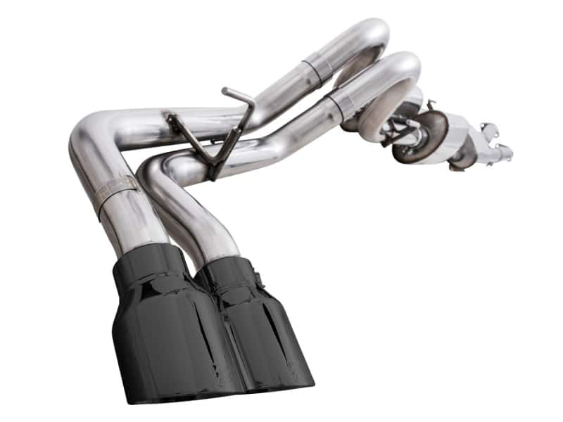 AWE Tuning — AWE 16-22 Toyota Tacoma 0FG Catback Exhaust w/ BashGuard - Dual Diamond Black Tips
0FG Catback - view 21