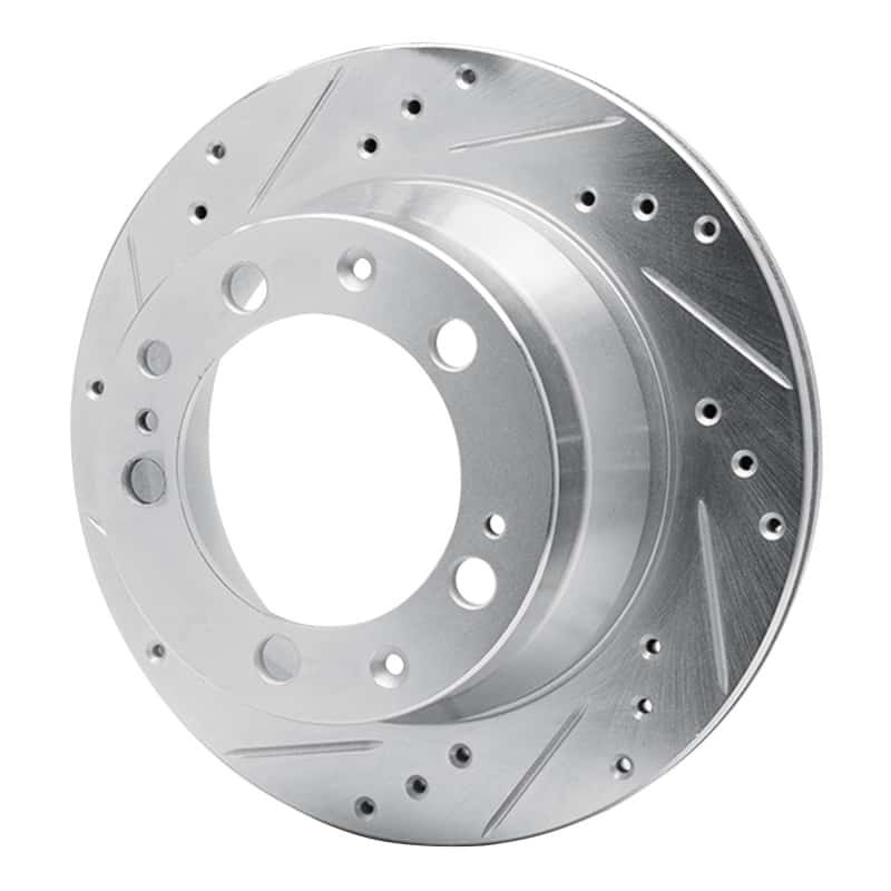 R1 Concepts — R1 87-89 Porsche 944 Except Turbo Rear Left Drilled & Slotted Silver Brake Rotor
R1 Brake Rotor Drill - view 2