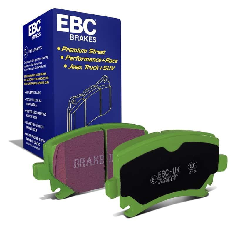 EBC — EBC 06-13 Audi A3 2.0 Turbo (Girling rear caliper) Greenstuff Rear Brake Pads
Disc Brake Pad - view 2