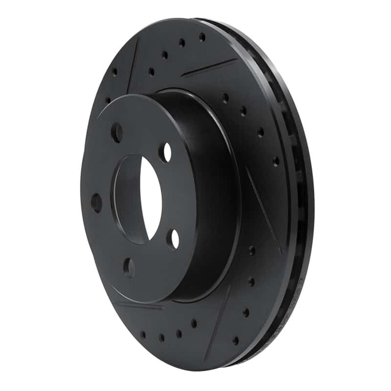 R1 Concepts — R1 95-02 Ford Ranger (USA/Canada) Front Left Drilled & Slotted Black Brake Rotor
R1 Brake Rotor Drill - view 2
