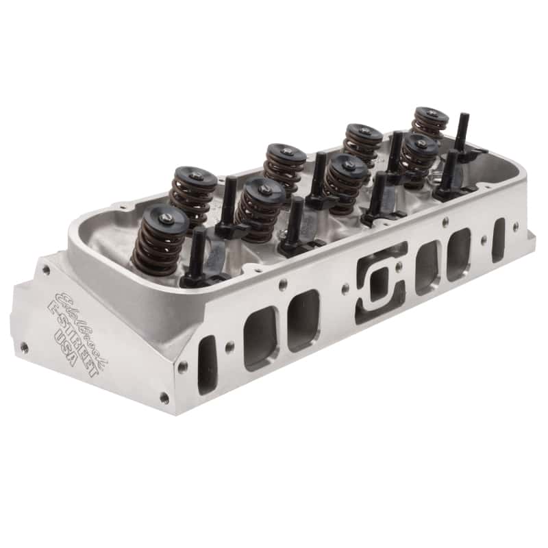 Edelbrock — Edelbrock Cyl Head E-Street BB Chevy Oval Port Complete Single
CYLINDER HEADS - view 12