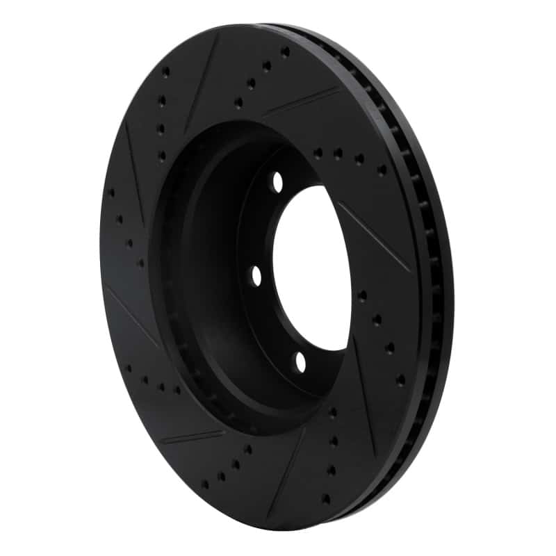 R1 Concepts — R1 00-07 Toyota SEQUOIA Front Right Drilled & Slotted Black Brake Rotor
R1 Brake Rotor Drill - view 4