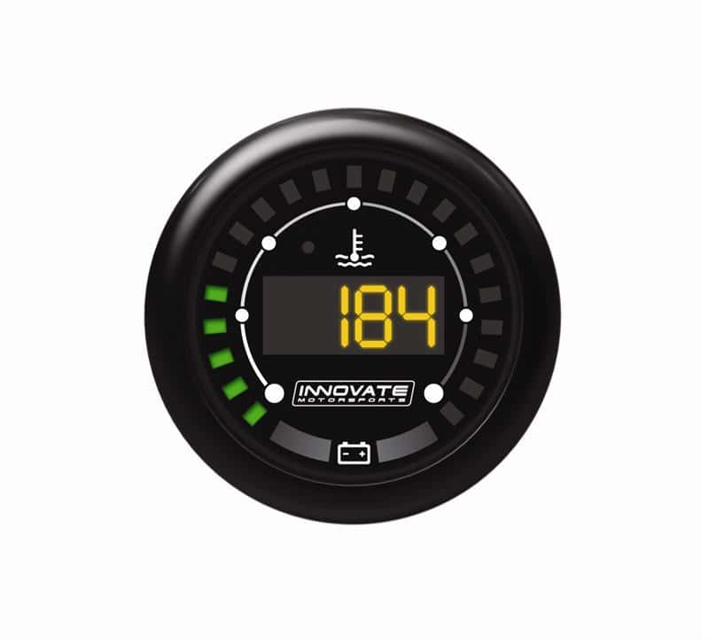 Innovate Motorsports — Innovate MTX Digital Water Temperature & Battery Gauge Kit Dual Function!
MTX-D WTemp & Batt - view 1