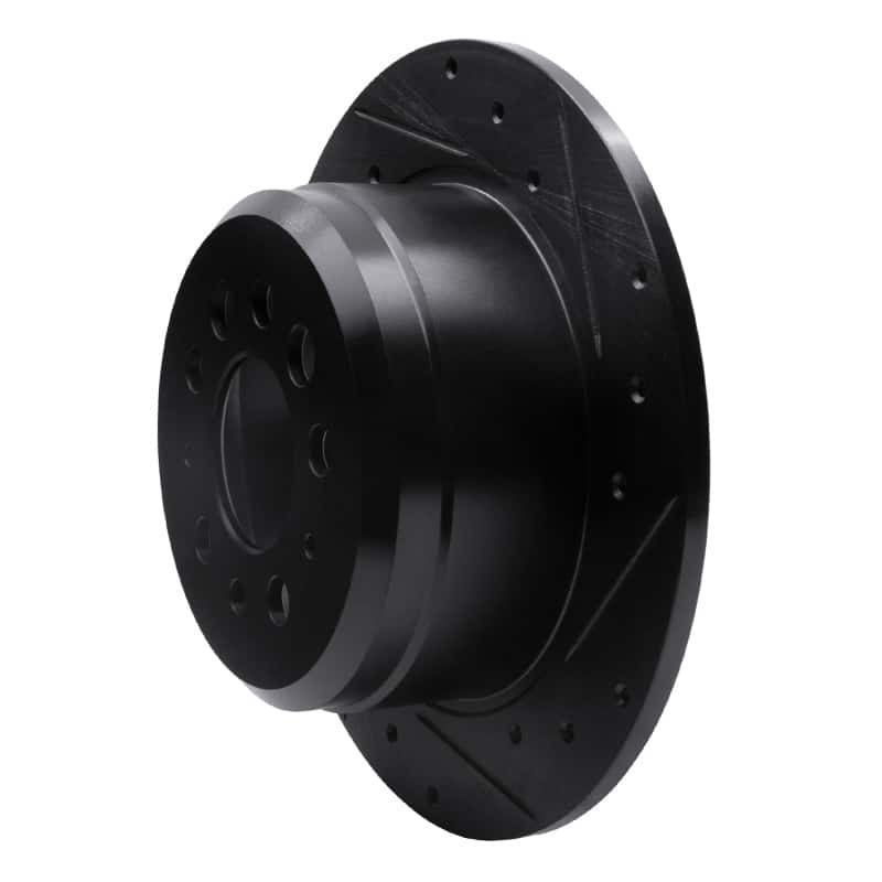 R1 Concepts — R1 67-74 Volvo 164 Rear Right Drilled & Slotted Black Brake Rotor
R1 Brake Rotor Drill - view 2