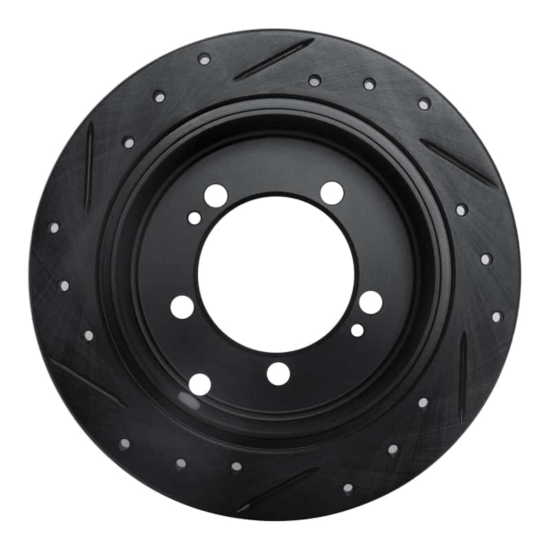 R1 Concepts — R1 94-07 Chrysler SEBRING Rear Right Drilled & Slotted Black Brake Rotor
R1 Brake Rotor Drill - view 5