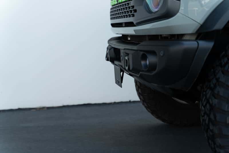 DV8 Offroad — DV8 Offroad 21-23 Ford Bronco Capable Bumper Front License Plate Mount
License Plate Mount - view 5