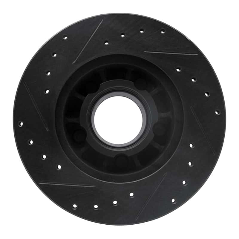 R1 Concepts — R1 90-94 Ford Ranger (USA/Canada) Front Right Drilled & Slotted Black Brake Rotor
R1 Brake Rotor Drill - view 5