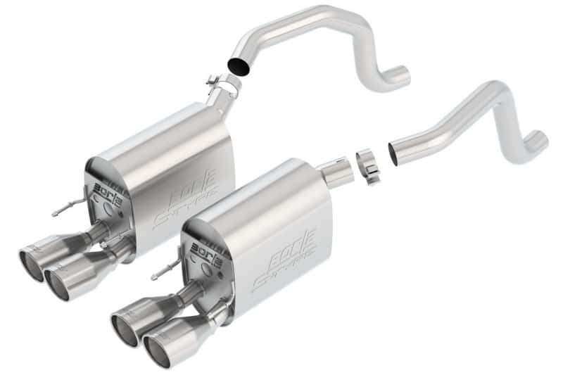 Borla — Borla 09-12 Corvette Coupe/Conv 6.2L 8cyl 6spd RWD inS-Type IIin Exhaust (rear section only)
Axle-Back System
ExhstSysKt - view 4