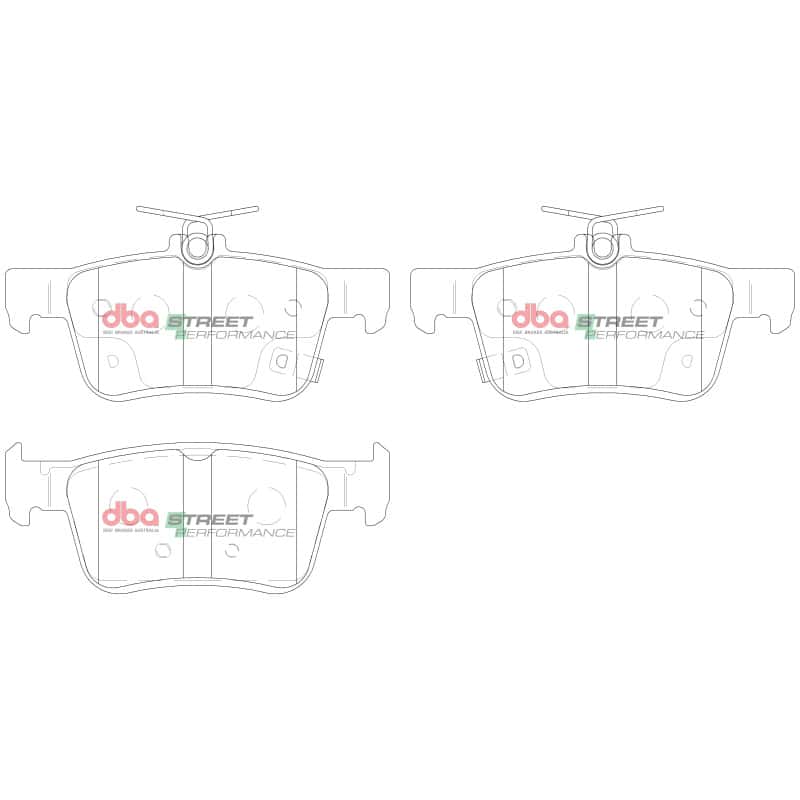 DBA — DBA 16-22 Honda Civic Rear SP Performance Brake Pads
Brake Pad - view 2