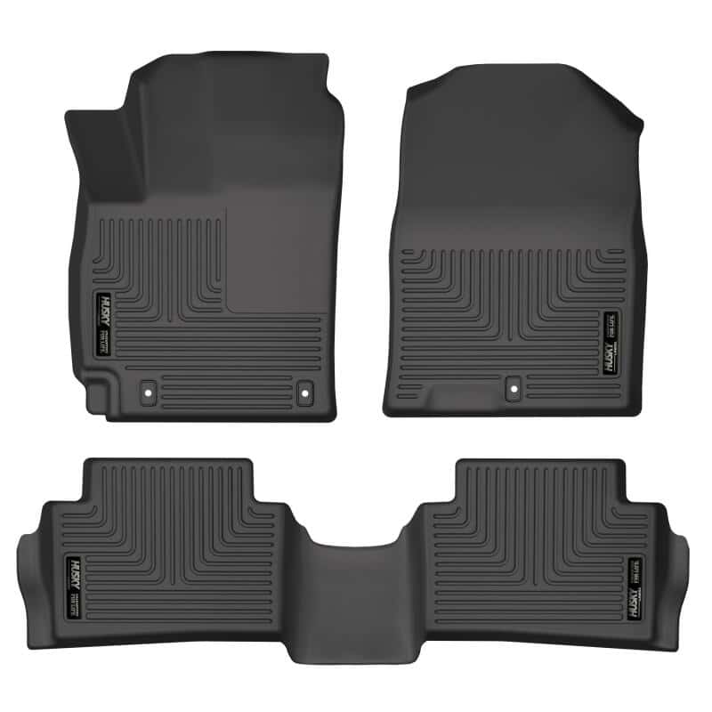 Husky Liners — Husky Liners 18-22 Hyundai Kona WeatherBeater Front & 2nd Seat Floor Liners - Black
Weatherbeater Series
Floor Liners - view 1