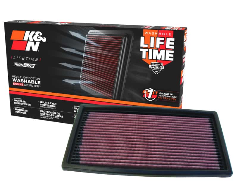 K&N Engineering — K&N Replacement Air Filter AIR FILTER, FORD/MERC 2.3/2.9/4.0L 89-94, 3.0L 86-97, 3.8L 88-95
Replacement Air Filt
Air Filter - view 4