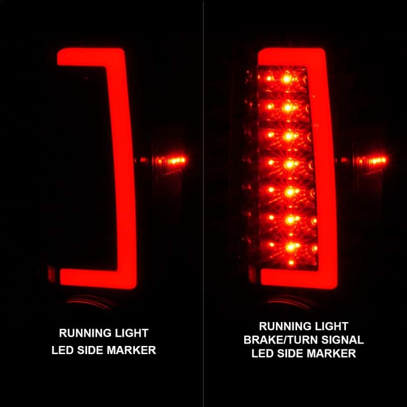 ANZO — ANZO 2004-2012 Chevrolet Colorado/ GMC Canyon LED Tail Lights w/ Light Bar Black Housing
Tail Light Set - view 6