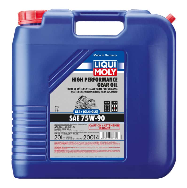 LIQUI MOLY — LIQUI MOLY 20L High Performance Gear Oil (GL4+) SAE 75W90 - view 3