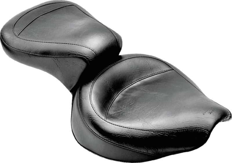 Mustang Motorcycle — Mustang 85-04 Suzuki VZ700/750/800 Intruder, 05-11 Boulevard S50 Tank Bib w/Studs - Black - view 2